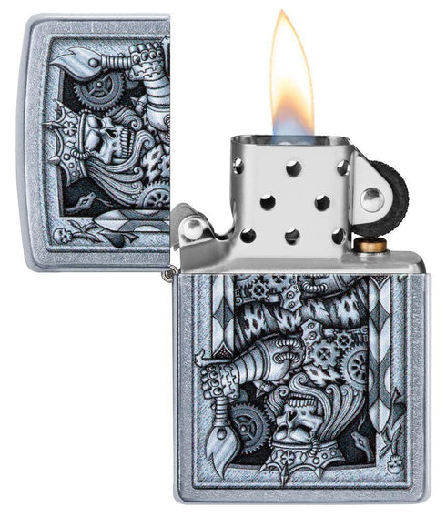 Zippo vžigalnik 29877 Steampunk King Spade